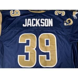St. Louis LA Rams Steven Jackson Throwback Reebok Jersey Men's Size 2XL Retro